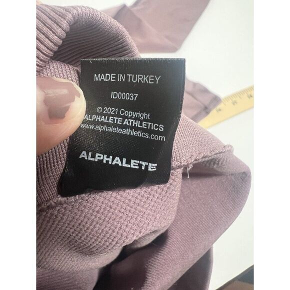 Alphalete OG Original Leggings Purple  - Small - Scrunch Bum.    J - Picture 6 of 7